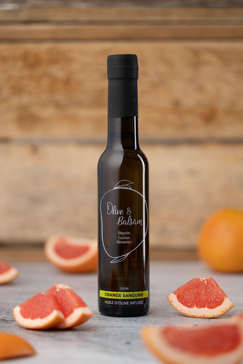 Olive & Balsäm - Huile d'olive infusée Orange Sanguine