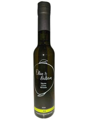 Olive & Balsäm - Huile d'olive infusée Ail